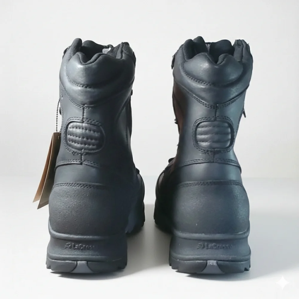 Lacrosse M9-W10.5 Boots Safety Steel Toe Waterproof Black Leather Insulated Work